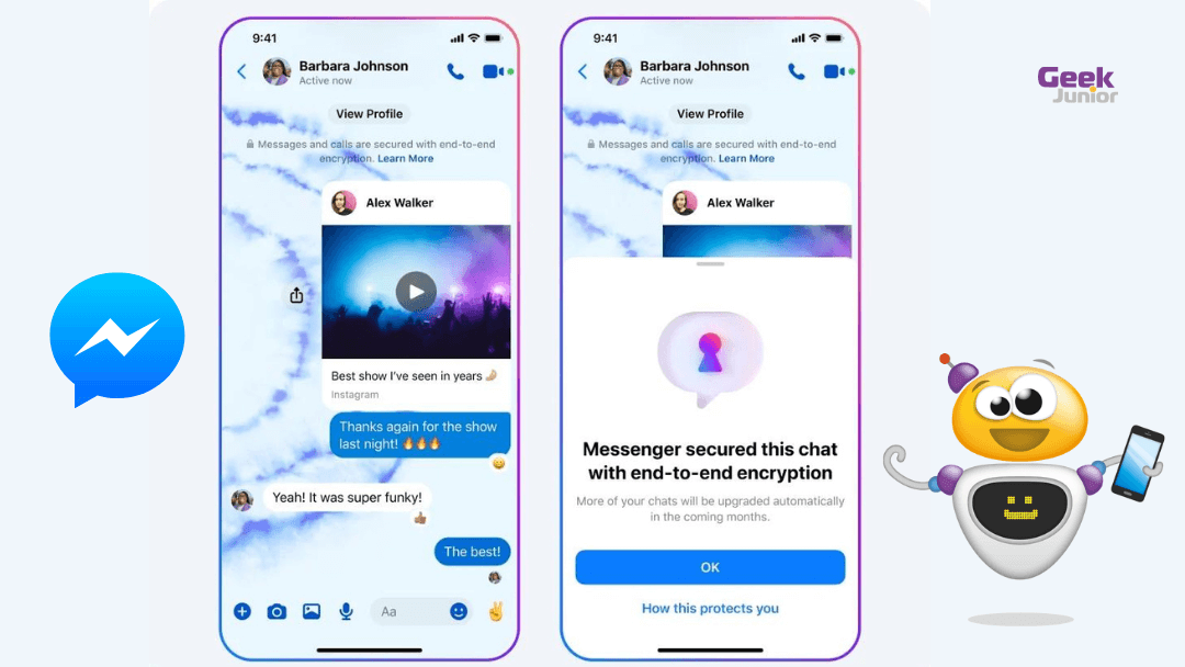 Messenger Conversations chiffrées