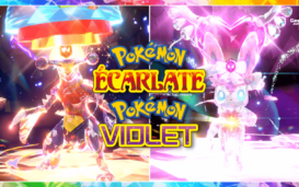 Carchacrok et Nymphali dans Pokémon Écarlate et Violet