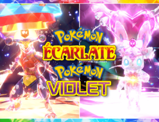 Carchacrok et Nymphali dans Pokémon Écarlate et Violet