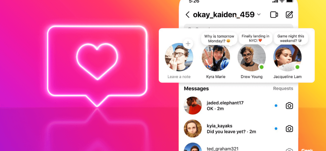 Instagram Notes c’est quoi et comment ça marche