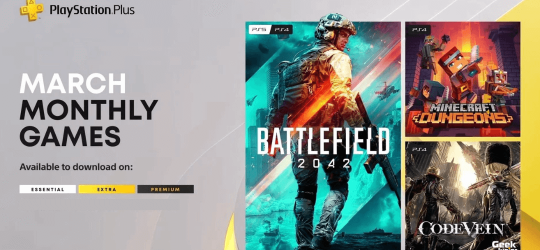 Mars 2023 quels sont les 3 jeux offerts du PlayStation Plus