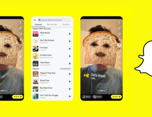 Nouveautés Snapchat recommandations et synchronisation des chansons