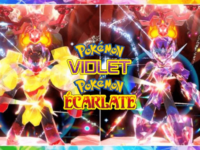 Pokémon Écarlate et Violet raid téracristal Carmadura et Malvalame