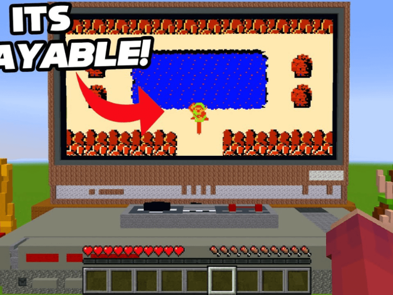 Un fan recréer The Legend of Zelda dans Minecraft