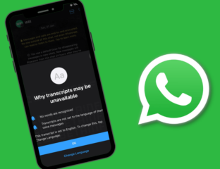 Une nouvelle fonctionnalité WhatsApp la transcription