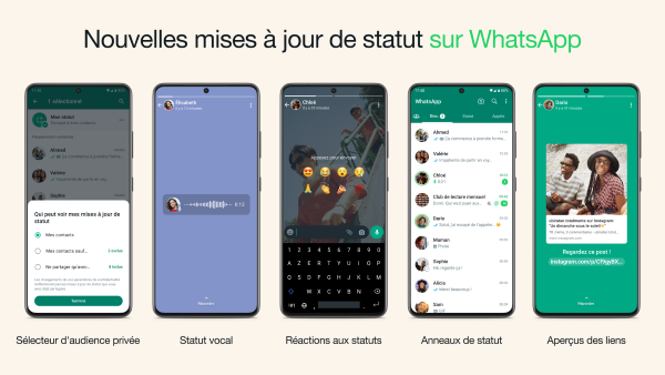 le statut vocal whatsapp