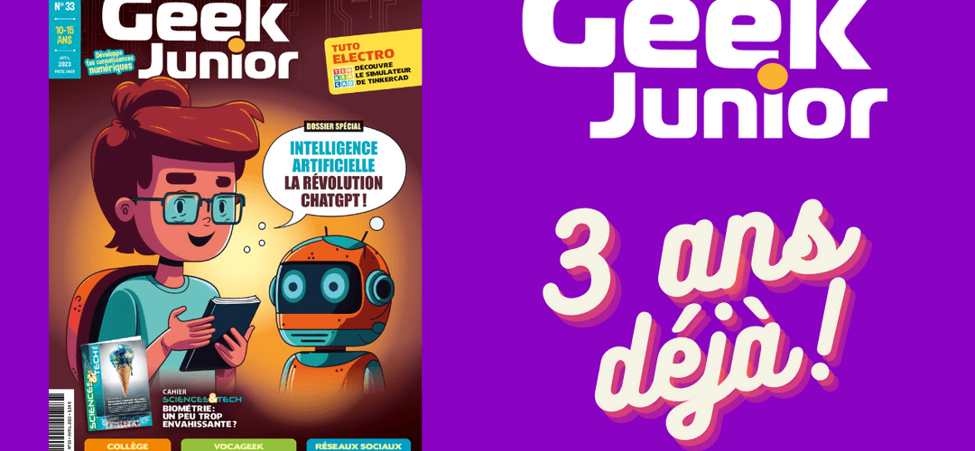 Geek Junior le magazine de culture numérique