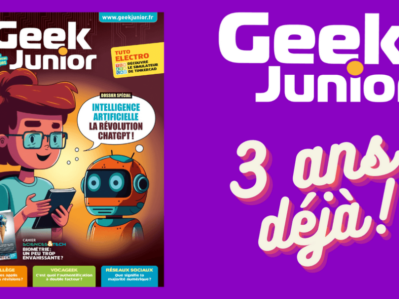 Geek Junior le magazine de culture numérique