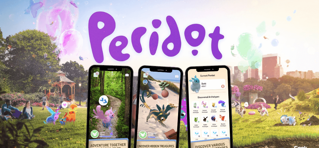 Nous avons enfin la date de sortie de Peridot, le nouveau jeu de Niantic en Réalité Augmentée
