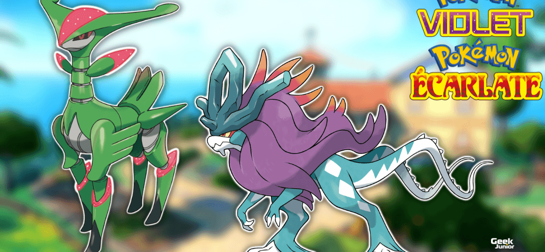 Serpente-Eau et Vert-de-Fer dans Pokémon Écarlate et Violet