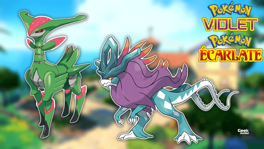 Serpente-Eau et Vert-de-Fer dans Pokémon Écarlate et Violet