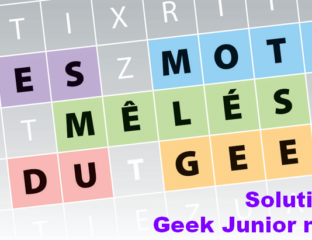 Geek Junior n°35 - solutions