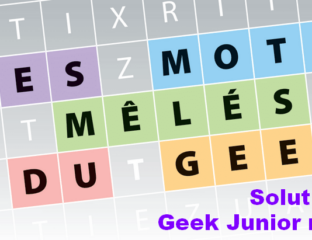 GeekJunior jeu du Geek n°36 Solutions