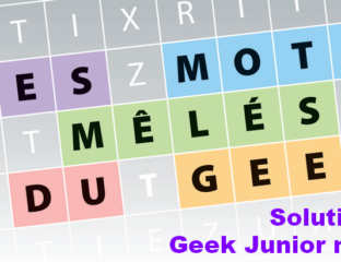 Geek Junior n°37 _ Mots mêlés