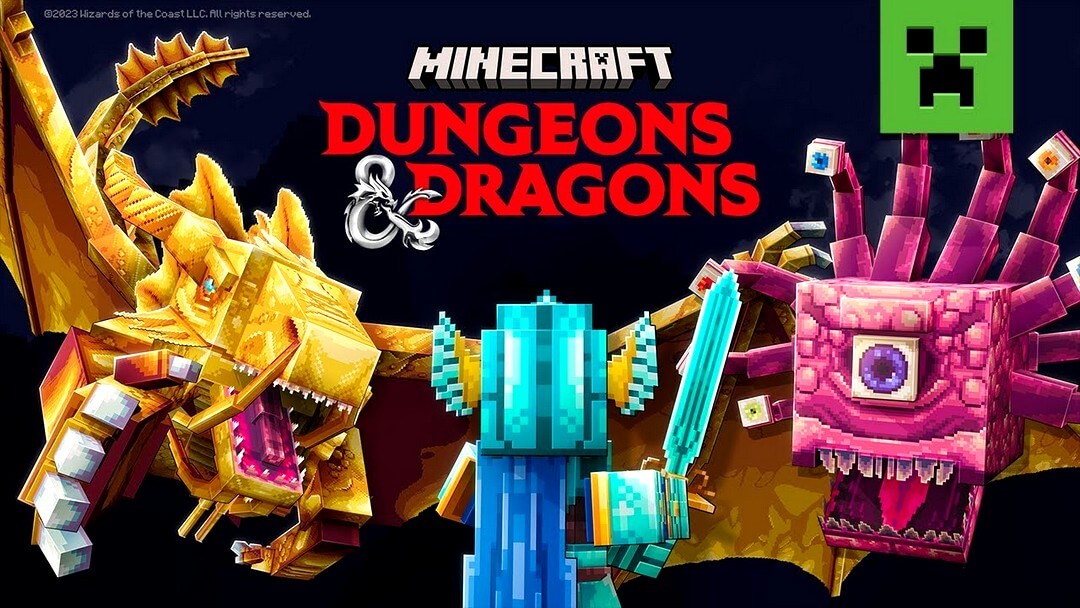 DLC Dungeons & Dragons de Minecraft