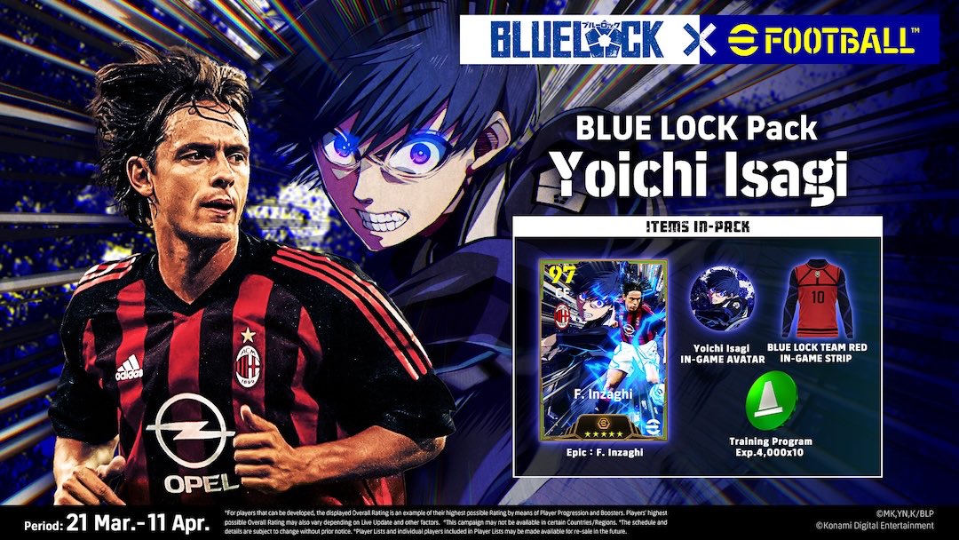 Blue Lock et eFootball