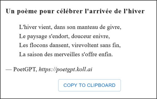 poetgpt resultat