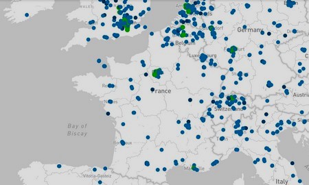 Data Center Map