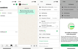WhatsApp verrouillage