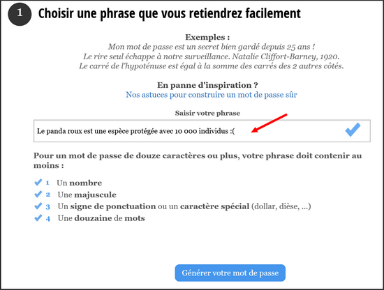 01 Generer un mot de passe solide CNIL