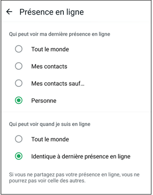 05 presence en ligne