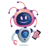 Zipette Robot Geek Junior phone