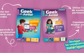 Cahiers d'activités Geek Junior intelligence artificielle et scratch