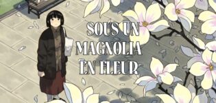 sous un magnolia c