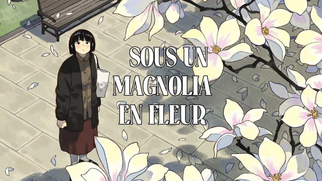 sous un magnolia c