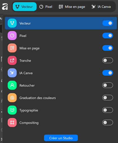 06 personnalisation menu